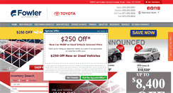 Desktop Screenshot of fowlertoyotatulsa.com